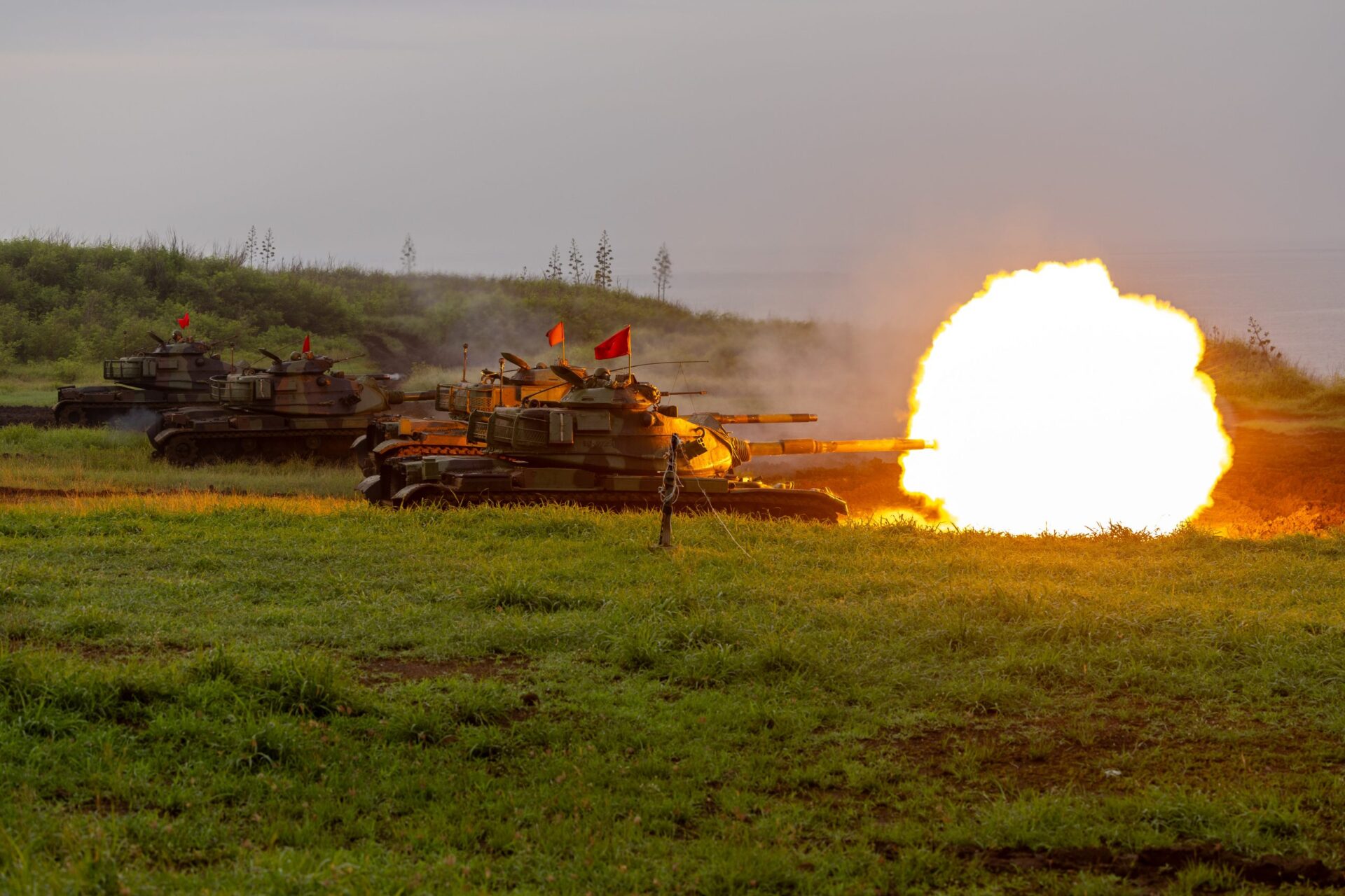 影/第一作戰區「要域火殲操演」多層火力、標槍飛彈實彈射擊 影/第一作戰區「要域火殲操演」多層火力、標槍飛彈實彈射擊