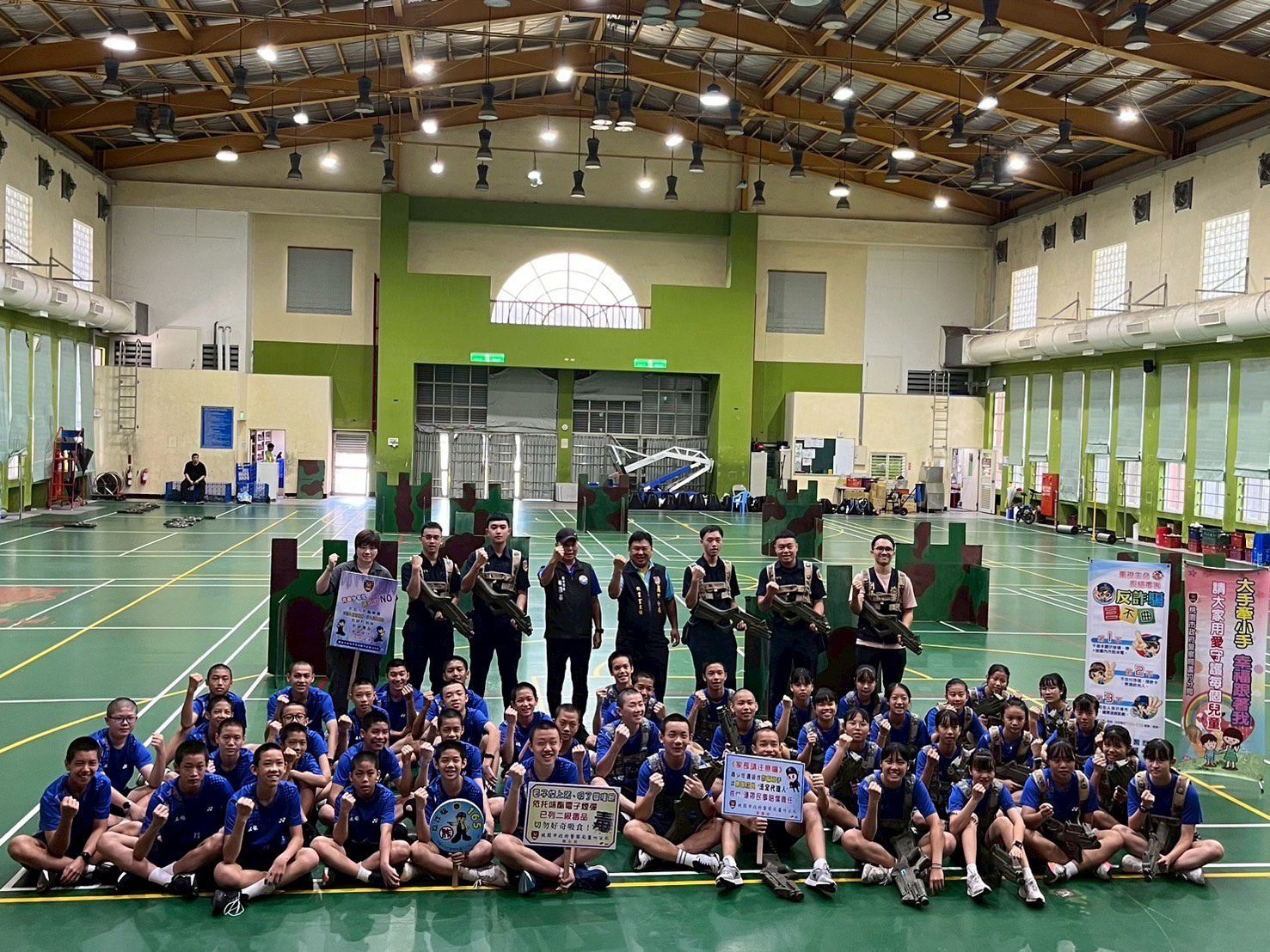 蘆竹警舉辦青春專案活動 學子「流汗不留憾」 蘆竹警舉辦青春專案活動 學子「流汗不留憾」