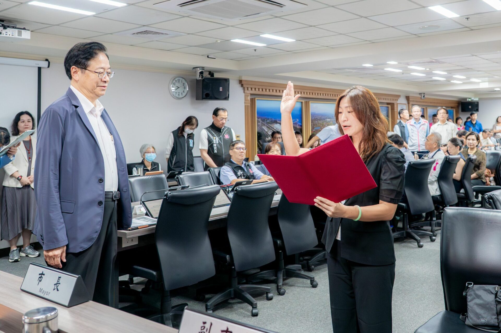 桃園觀旅局長陳靜芳宣誓就任 觀光行銷經驗豐富 桃園觀旅局長陳靜芳宣誓就任 觀光行銷經驗豐富