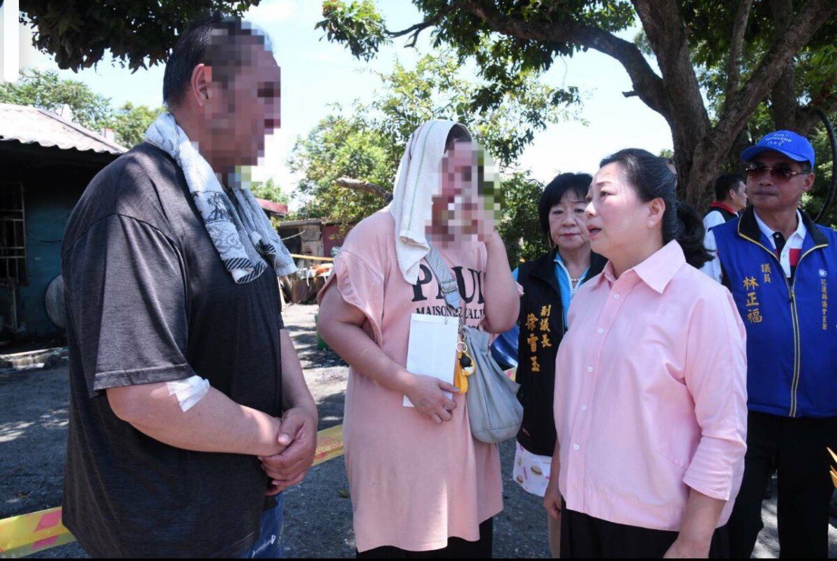 壽豐鄉火災悲劇 徐縣長表達哀悼 致上慰問金慰問家屬