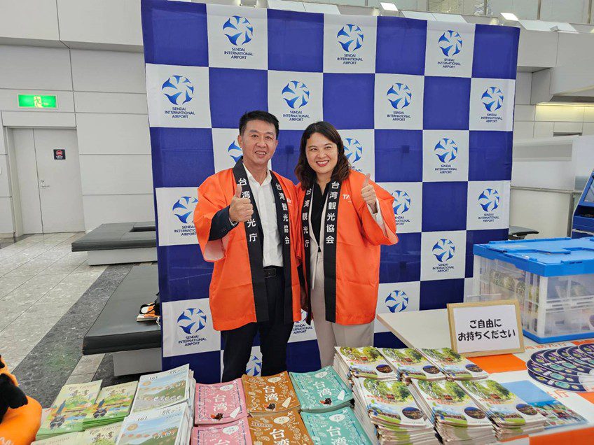 許智傑受邀赴日參加高雄~仙台首航 快閃12小時開航大成功