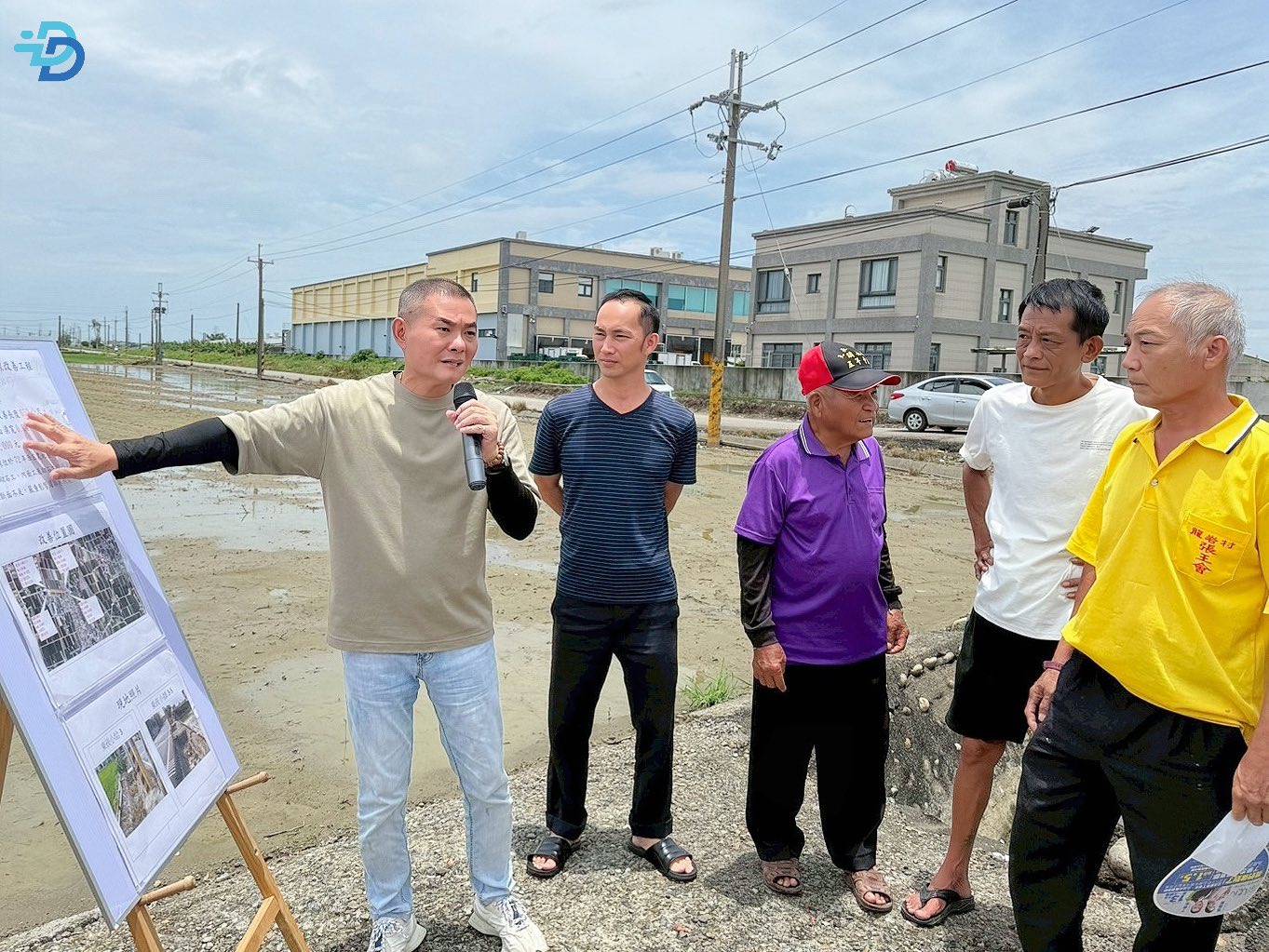 關注農村基礎建設　丁學忠爭取虎尾等地9處農水路整修