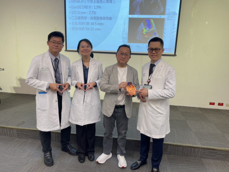 中醫大附醫全台首例NeoChord + PCI整合手術　免開胸助重啟心生