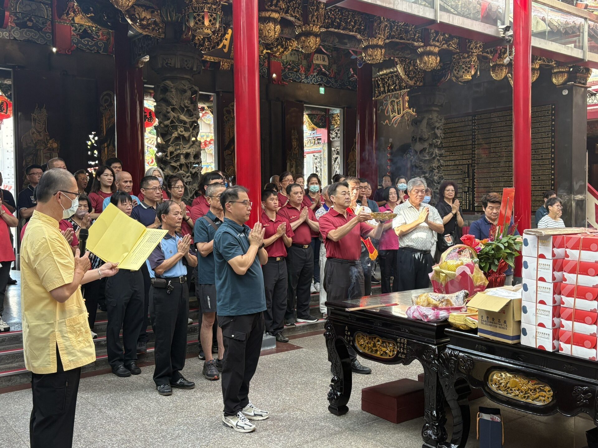 火德星君聖誕 桃園消防祈福隊員執勤平安順遂