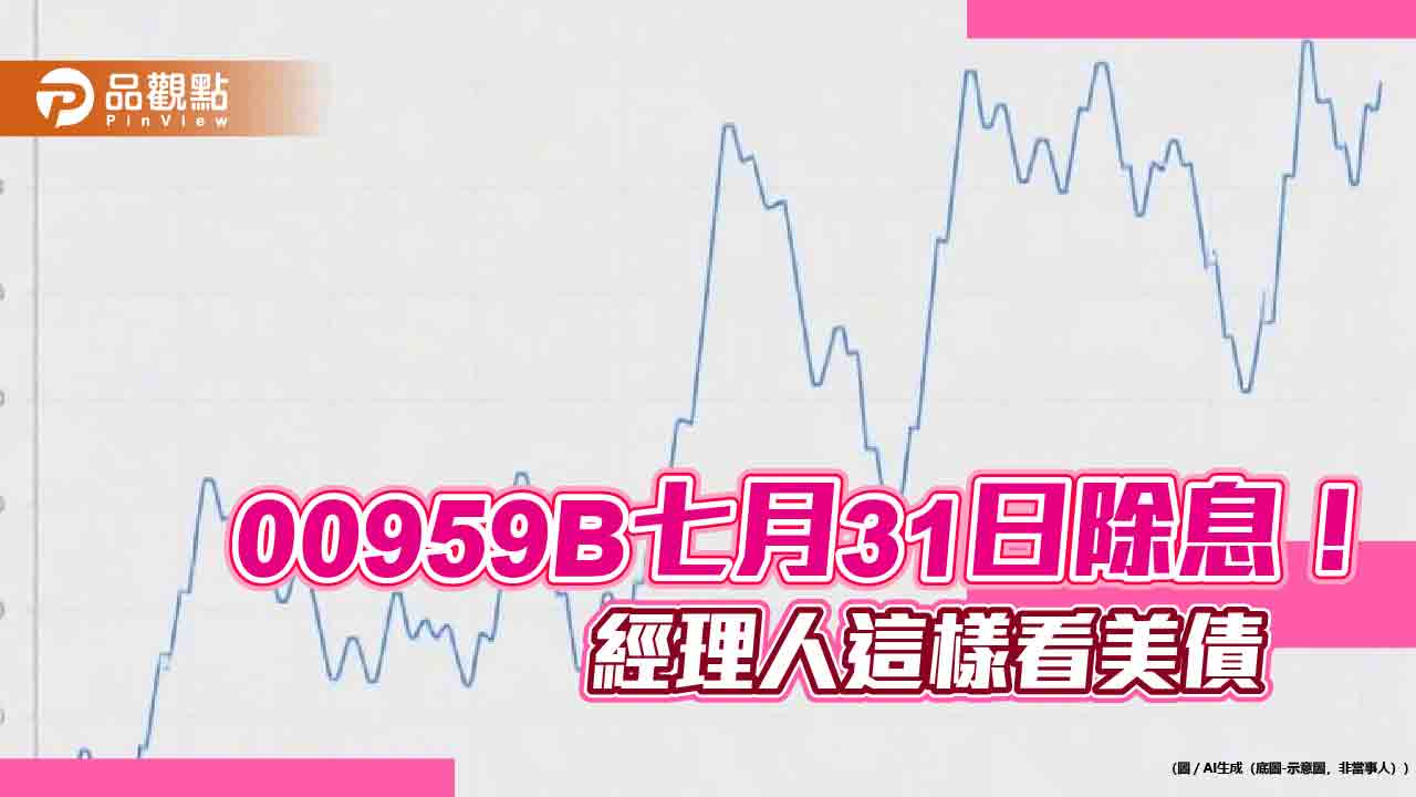 00959B最新配息初估0.044元!年化配息率約6% 想領息最晚這天買 00959B最新配息初估0.044元!年化配息率約6% 想領息最晚這天買