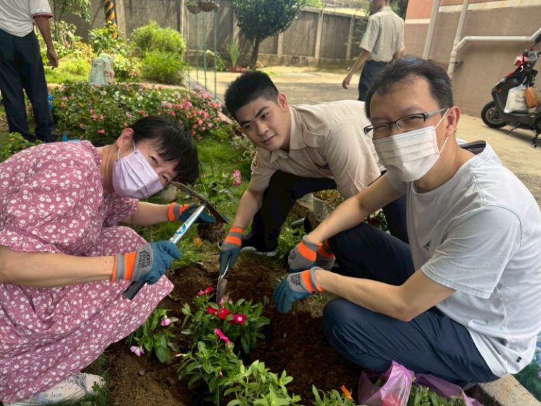 新竹榮家齊動員　美化環境凝聚向心力