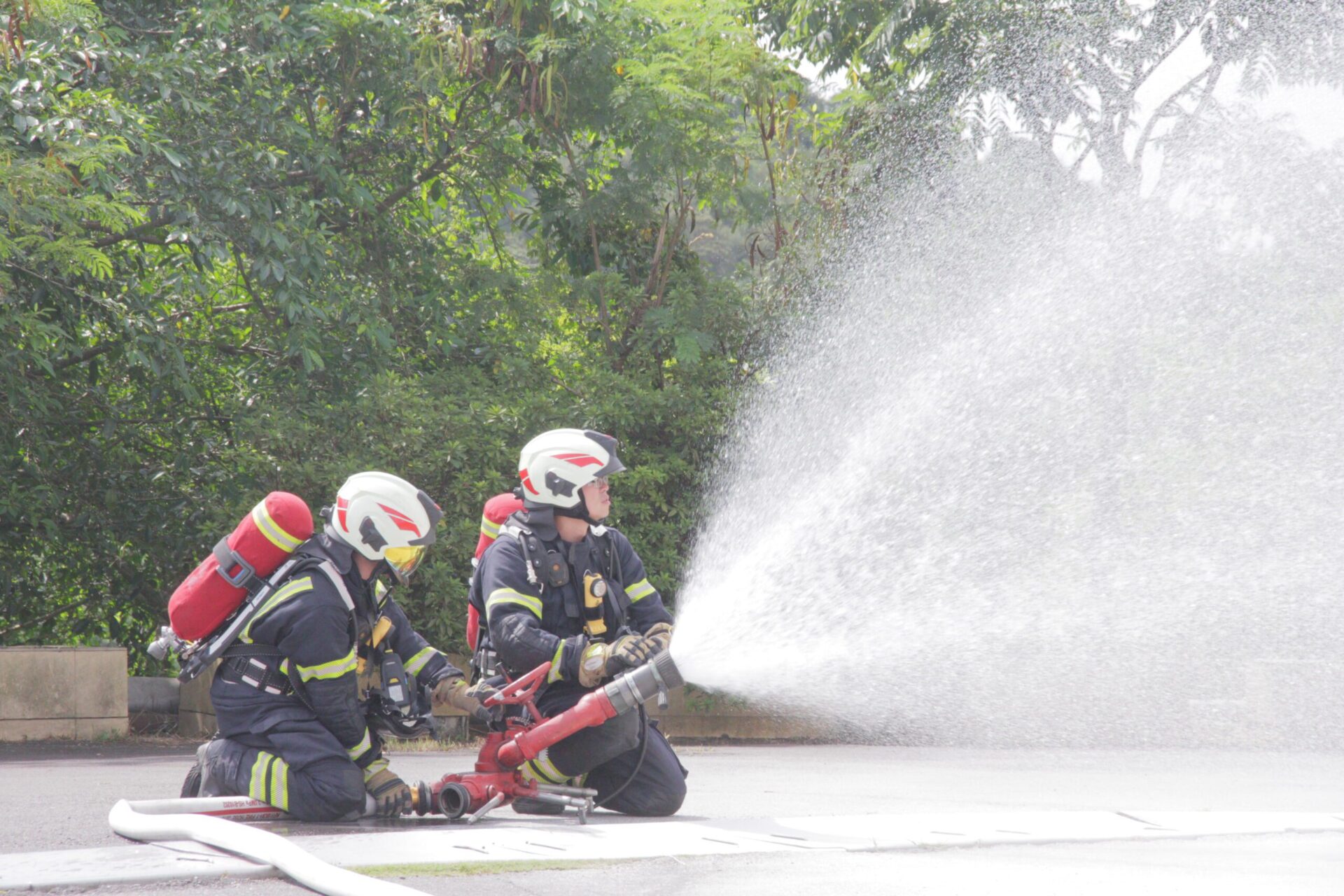 城鎮韌性防空演習　基隆消防局實兵驗證關鍵基礎設施應變能力