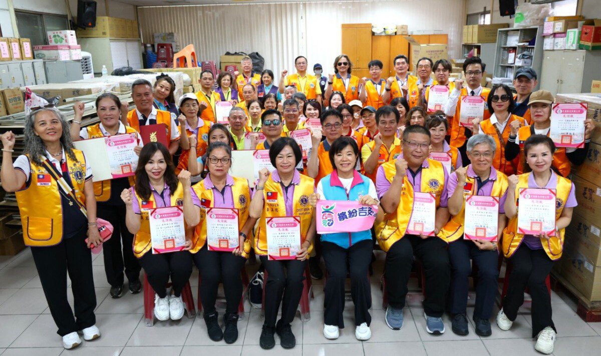 國際獅子會300A5區協力災防整備捐吉安鄉千袋砂包促汛期守護到位