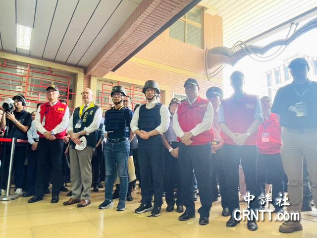 城鎮韌性演習台北場 蔣萬安、谷立言同台 城鎮韌性演習台北場 蔣萬安、谷立言同台