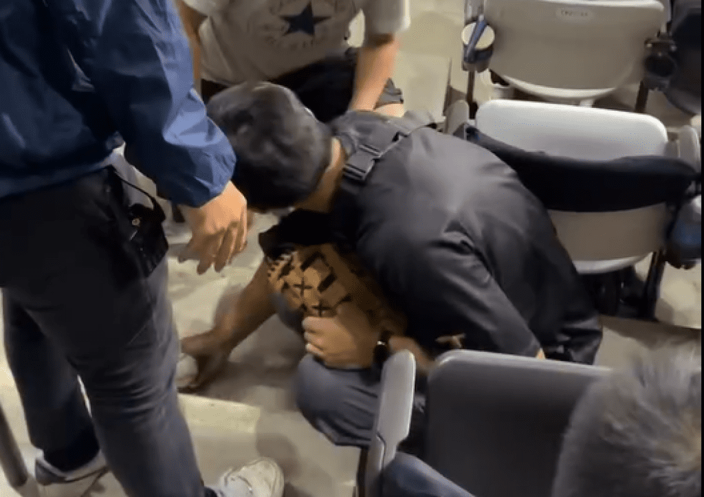 影／中職明星賽插曲！球迷搶全壘打球吵架　工作人員出面協調