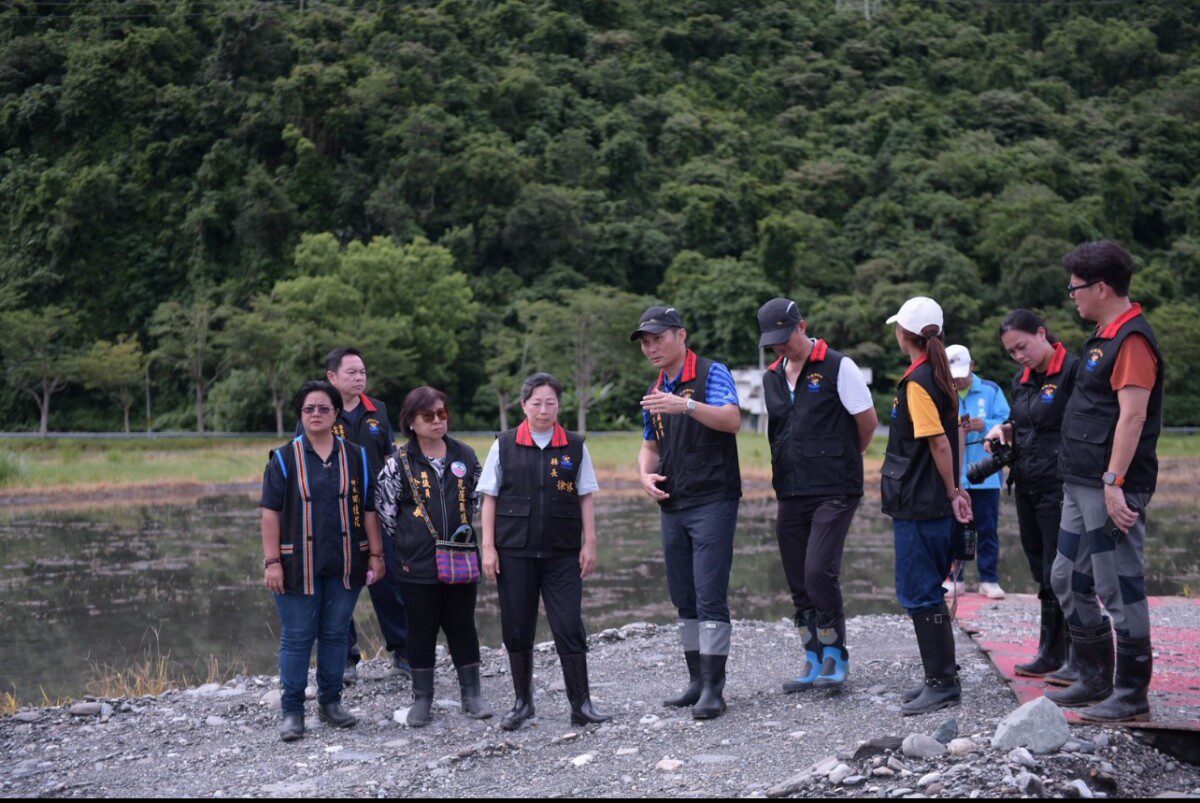 薇帕颱風挾帶豪雨 縣長徐榛蔚率隊即赴十餘處現地勘查 掌握災情