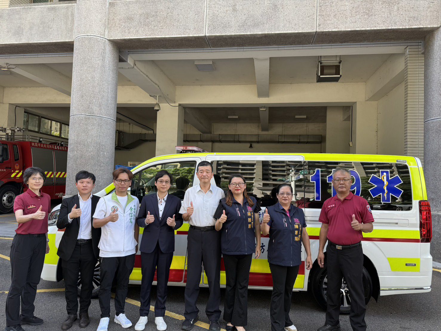 企業捐贈桃園消防局救護車 守護復興巴陵地區病患 企業捐贈桃園消防局救護車 守護復興巴陵地區病患