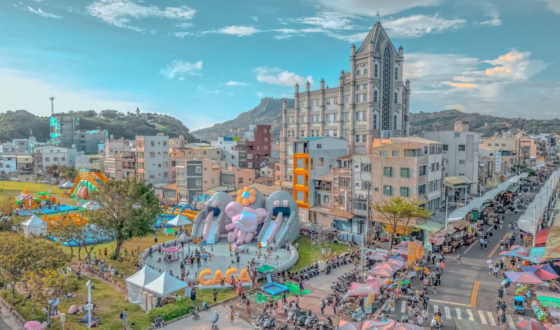 清涼氣墊水樂園 7/26率先登場　 FUN遊旗津涼爽一夏