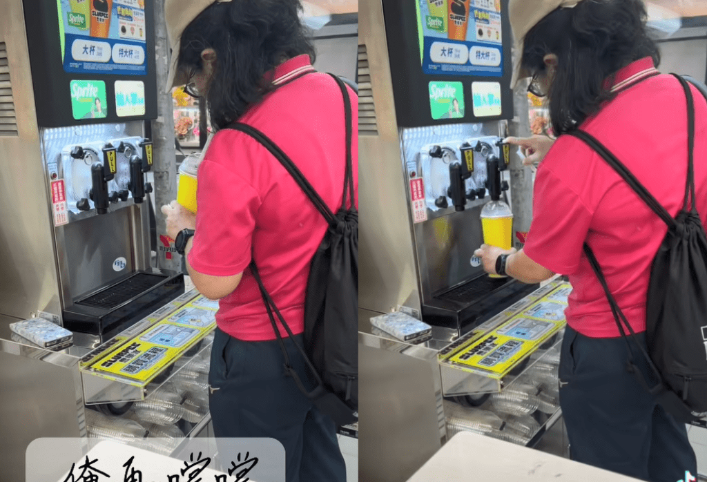 爆料/太噁!女顧客思樂冰加蓋吸完再裝滿 民眾憂食安 爆料/太噁!女顧客思樂冰加蓋吸完再裝滿 民眾憂食安