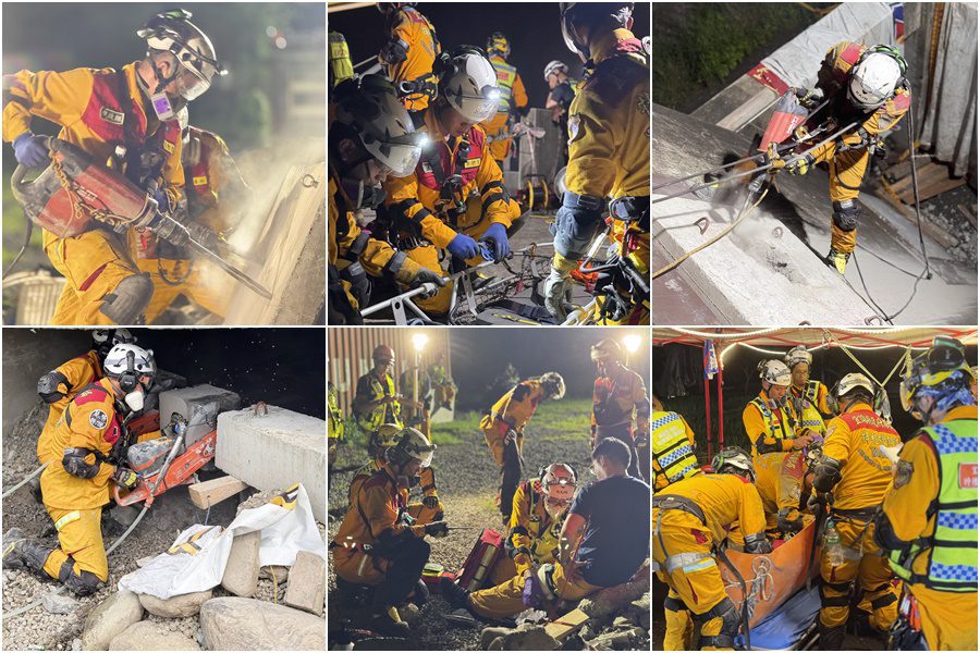 通過「NAP搜救隊國家認證」 宜蘭特搜隊進階國際人道救援戰士