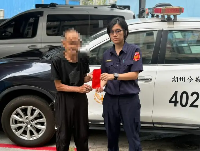 警方與善心人士攜手關懷弱勢家庭 潮警傳遞愛心補助 警方與善心人士攜手關懷弱勢家庭 潮警傳遞愛心補助