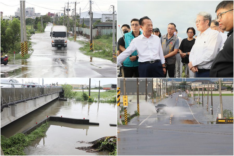 影音/豪雨狂炸重創!行政院政委陳金德南下勘災 影音/豪雨狂炸重創!行政院政委陳金德南下勘災
