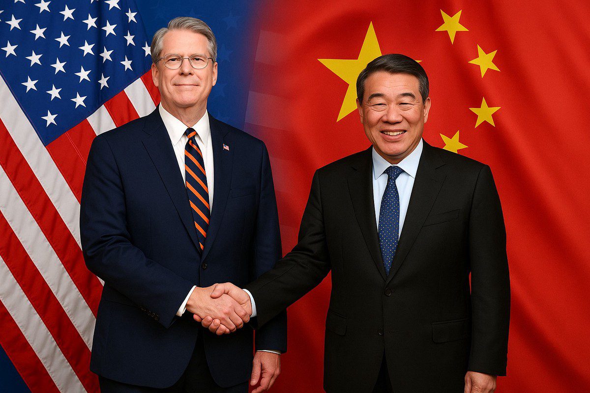 美中官員斯德哥爾摩會談5小時 擬延長關稅停戰90天 美中官員斯德哥爾摩會談5小時 擬延長關稅停戰90天