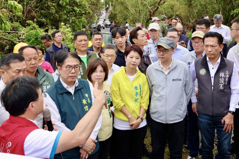 行政院長卓榮泰視察白河、後壁　宣布啟動雲嘉南前進指揮所