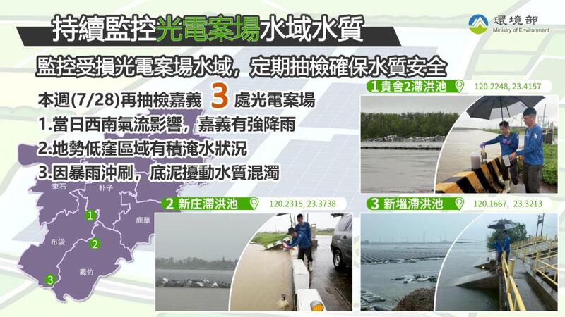 嘉南光電案場水質檢測最新結果出爐!環境部:重金屬未檢出無污染風險 嘉南光電案場水質檢測最新結果出爐!環境部:重金屬未檢出無污染風險