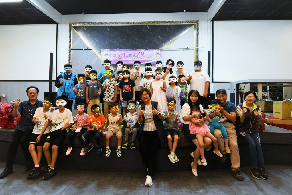 彰縣府監護孩子與王惠美共進溫馨午餐