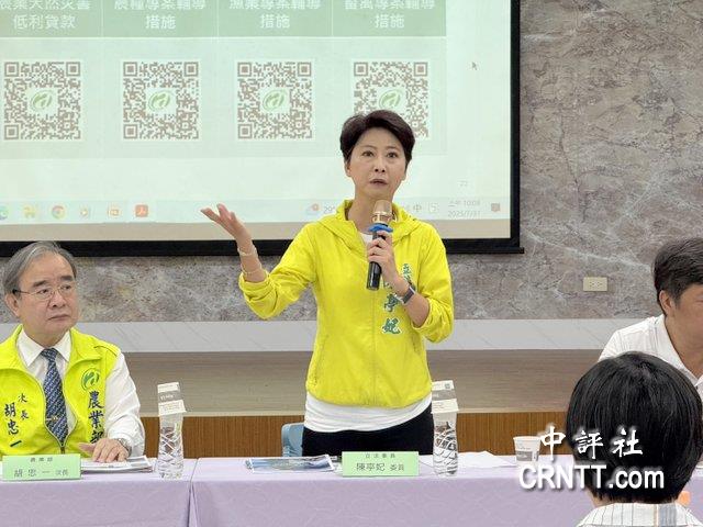 綠委陳亭妃衝刺初選　台南開協調會挺災戶