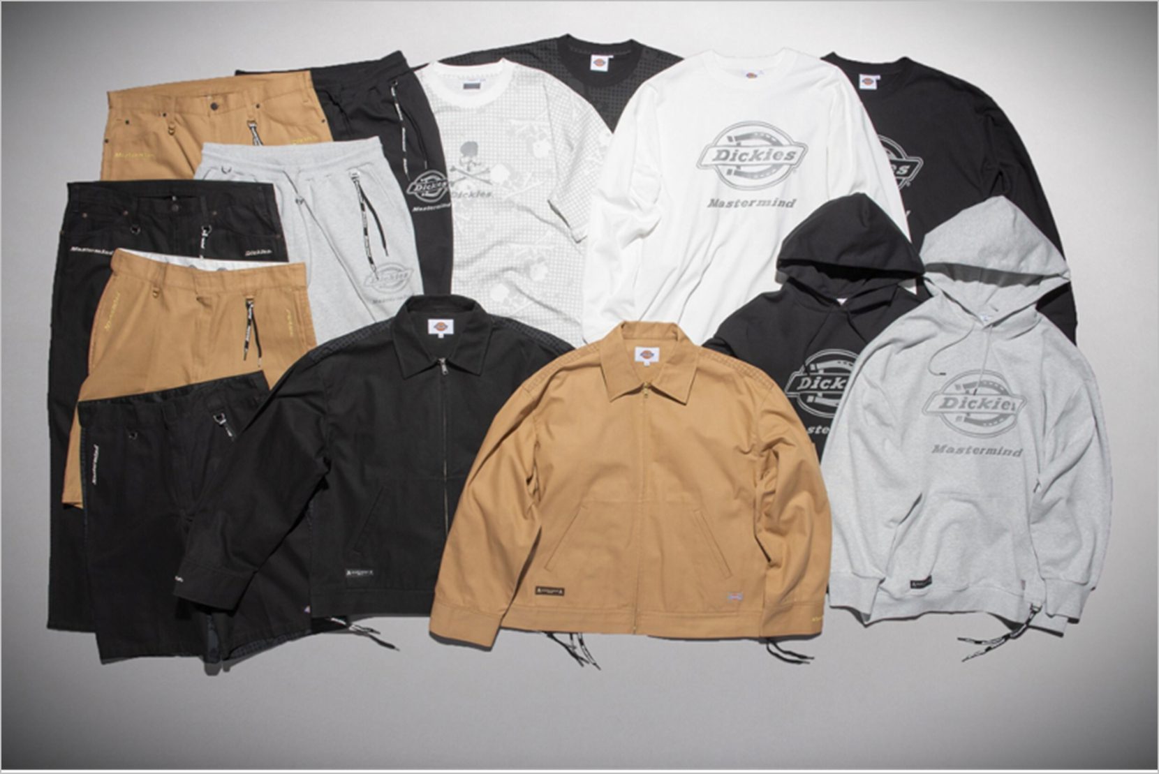 Dickies x mastermind JAPAN 暗黑聯名來襲!7/18 限量發售 Dickies x mastermind JAPAN 暗黑聯名來襲!7/18 限量發售