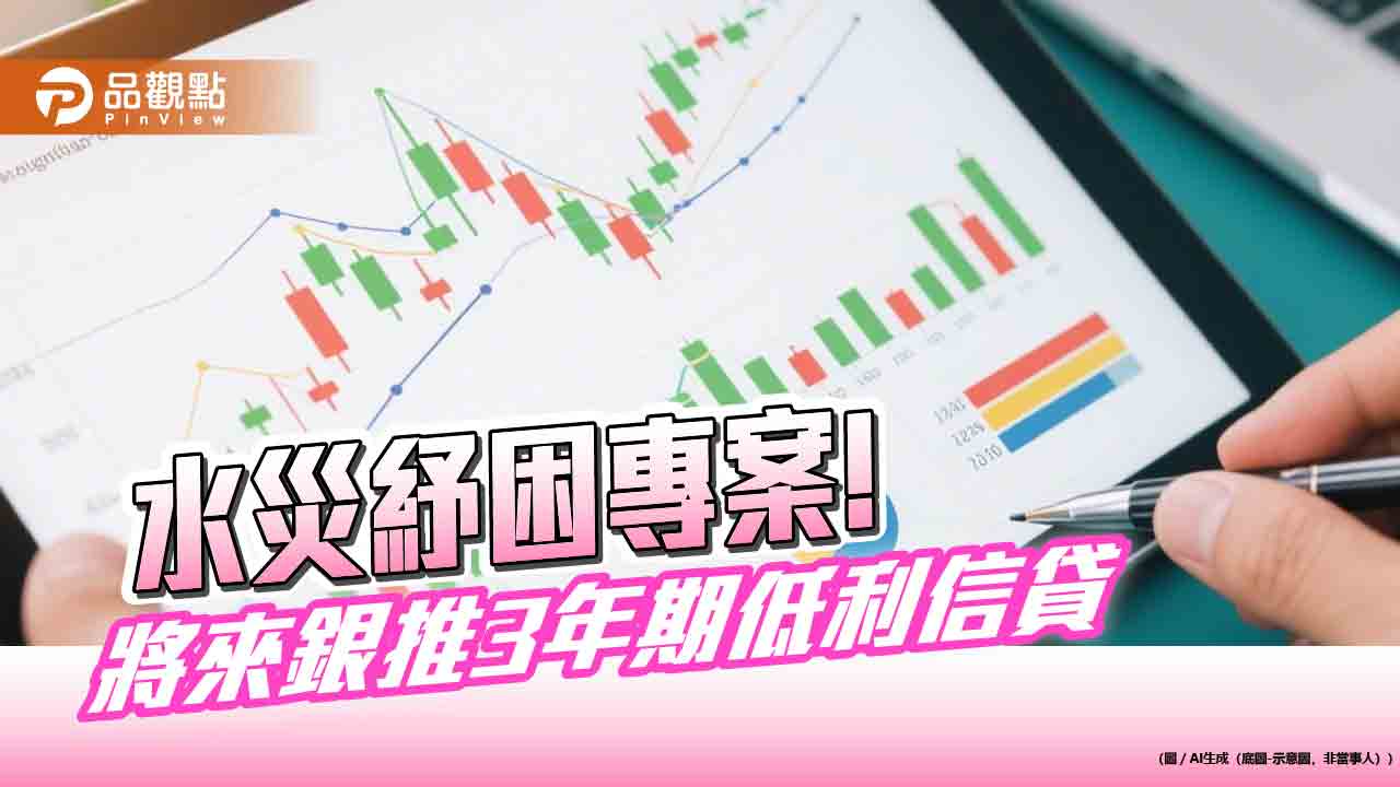 將來銀行啟動水災紓困案!信貸利率1.88% 免開辦費 將來銀行啟動水災紓困案!信貸利率1.88% 免開辦費
