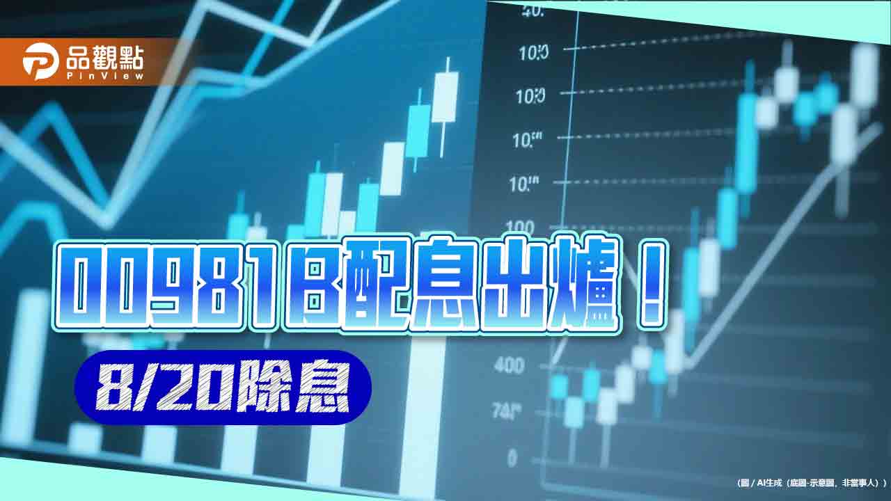 00981B八月除息出爐！連4個月配息0.072元　這天入帳