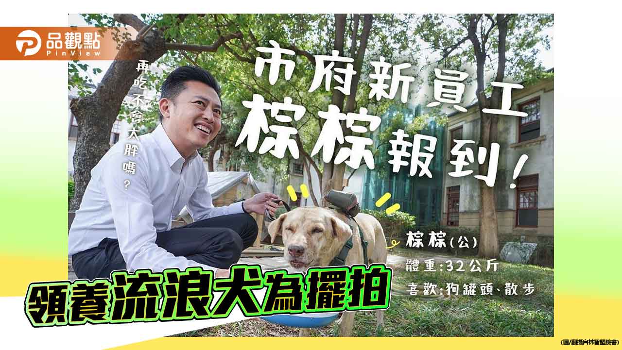 林智堅棄養市犬爭議 再次驗證施政只在乎擺拍 林智堅棄養市犬爭議 再次驗證施政只在乎擺拍