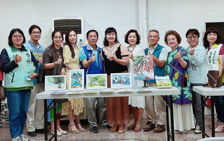 仁武區仁和里開創藝文新氣象 社區水彩速寫班成果展享溫馨 仁武區仁和里開創藝文新氣象 社區水彩速寫班成果展享溫馨