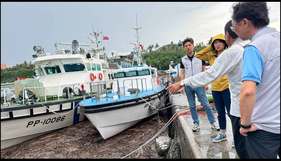 富岡漁港湧入漂流木　縣府即刻協調清除維護航行安全