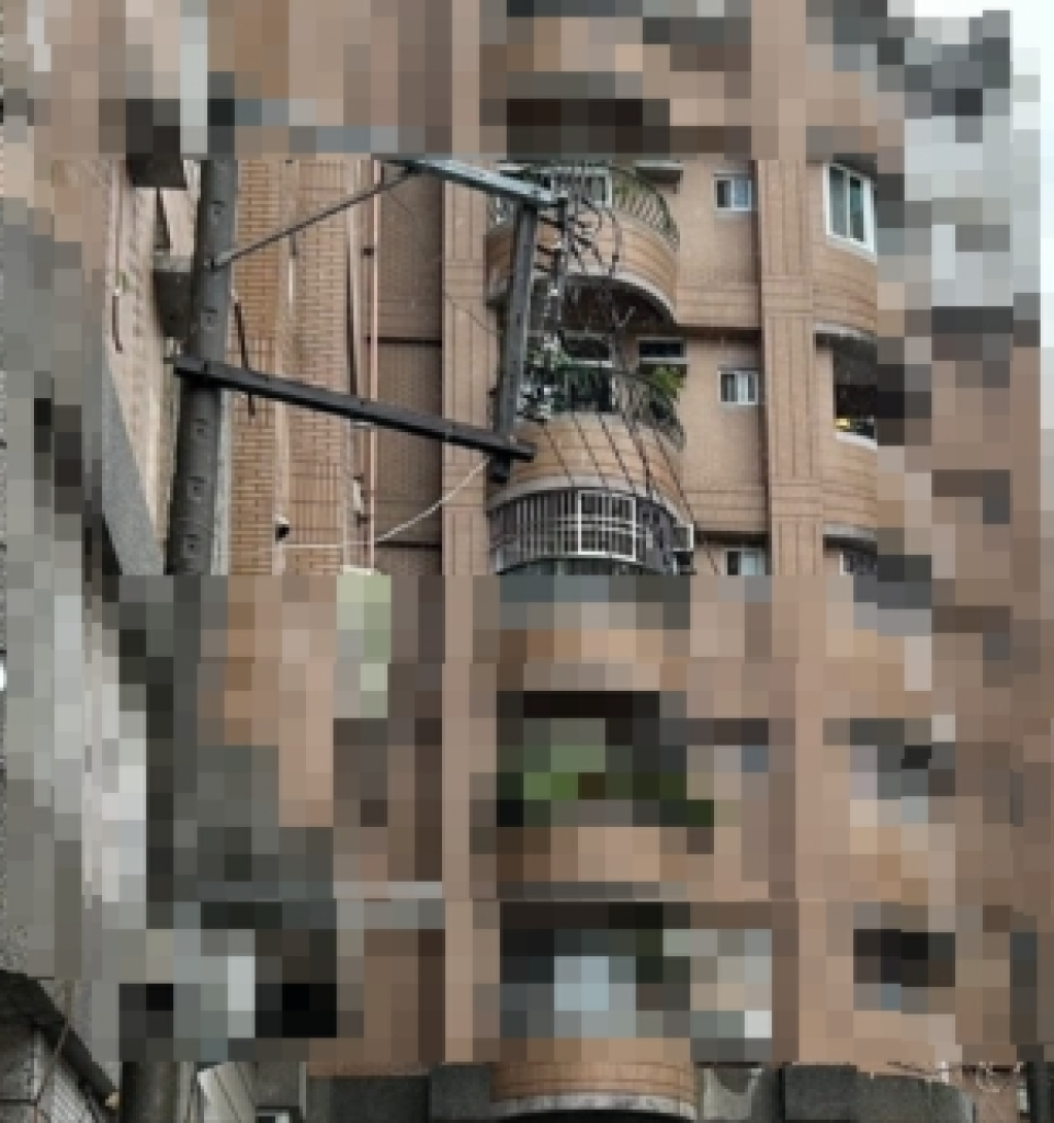 台中7旬老翁墜樓！　外牆電線纏住再落地爆頭亡