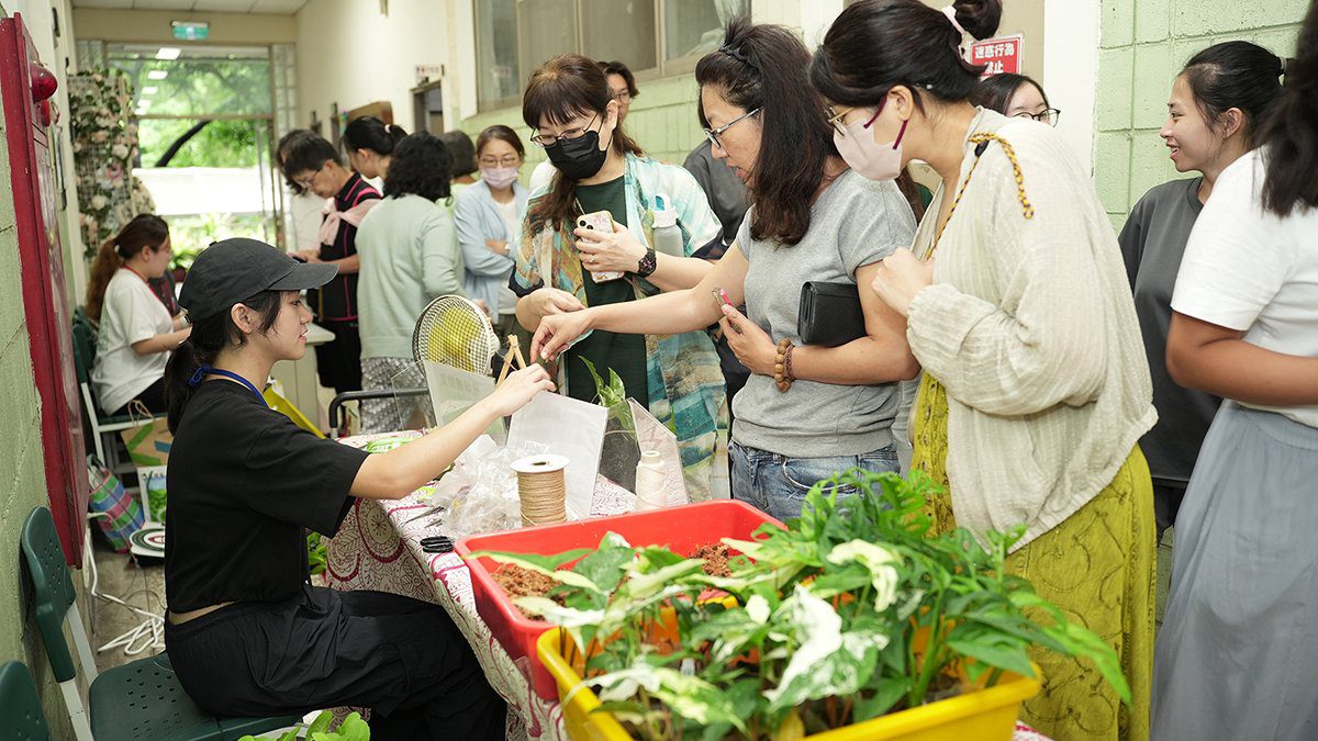 興大園藝療育市集三週年 融合療癒與實證 引民眾共感