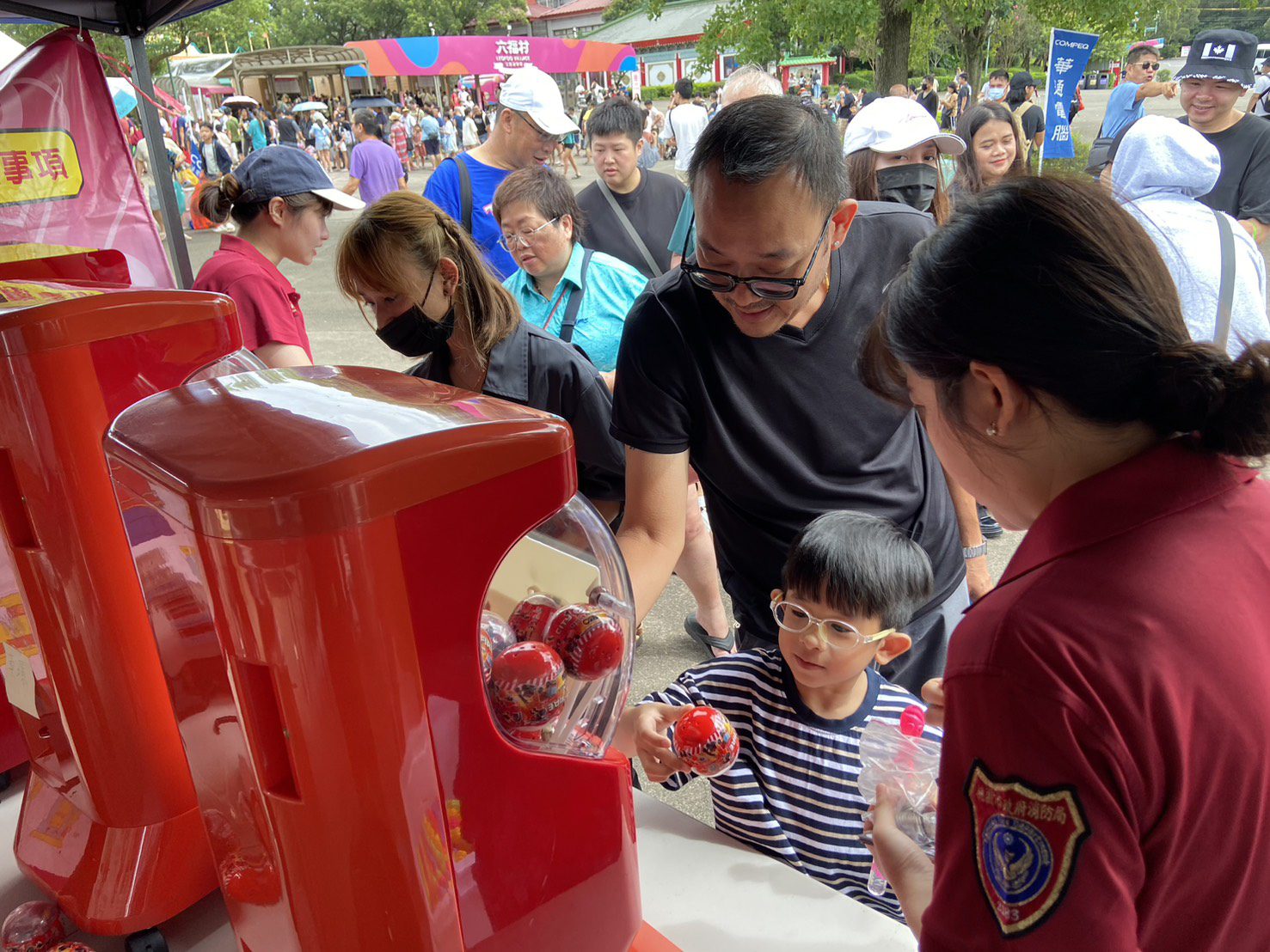 大園消防分隊強化安全意識 華通電腦家庭日融入防災宣導寓教於樂 大園消防分隊強化安全意識 華通電腦家庭日融入防災宣導寓教於樂