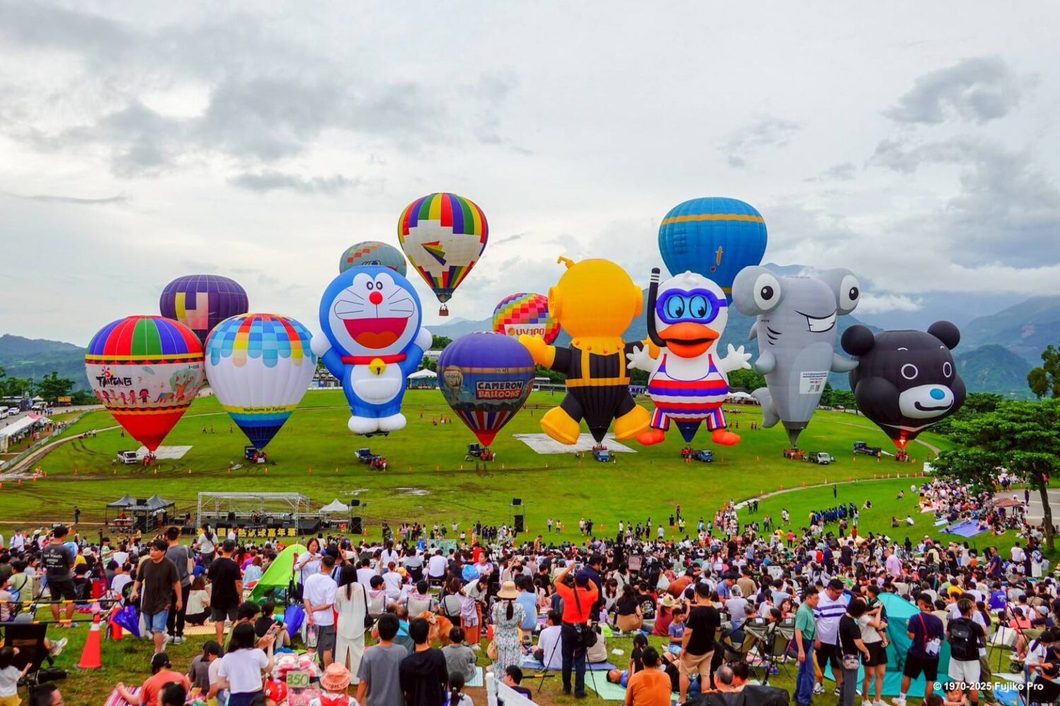 2025臺灣國際熱氣球嘉年華 光雕音樂會延期登場人氣不減