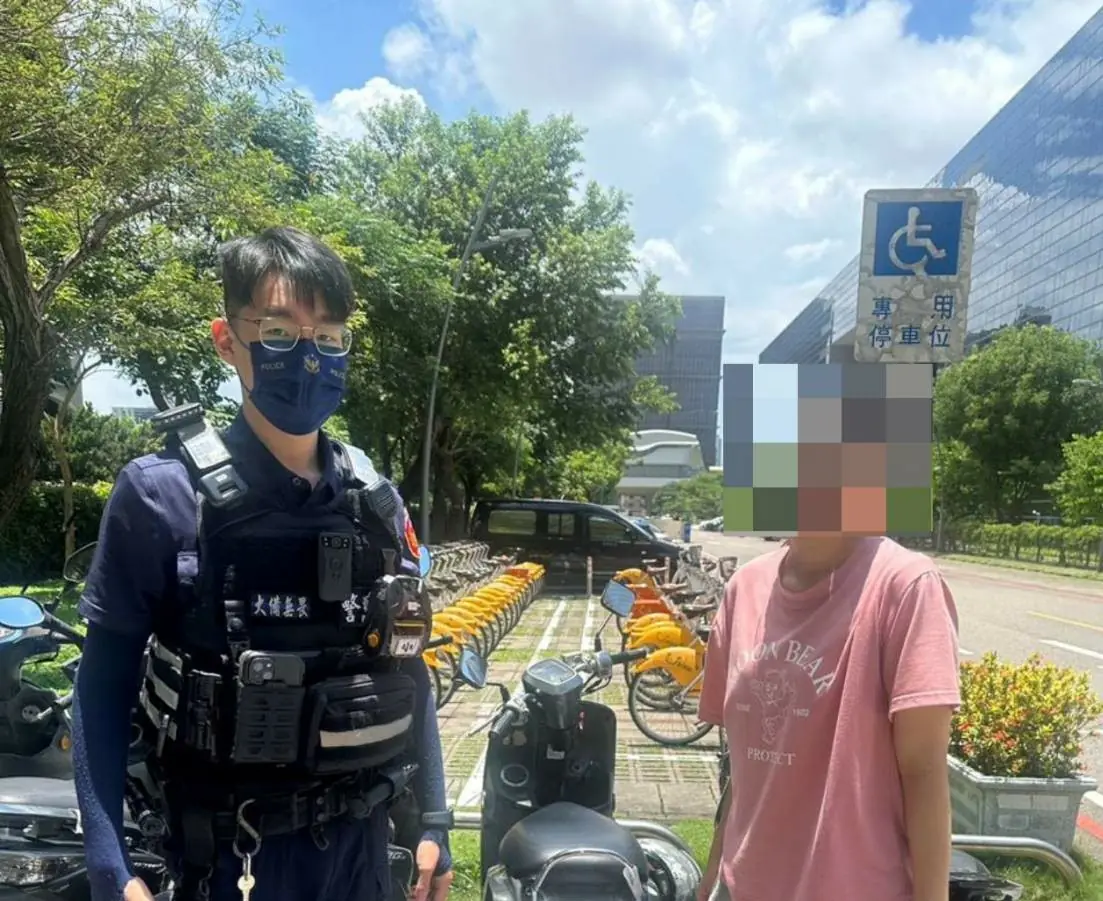 她喊機車被偷  結果只是記錯停車棚了