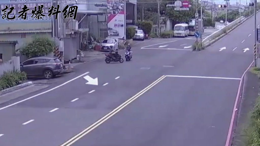 後車視角曝光！五股屁孩闖紅燈　騎士挨撞傷勢比屁孩重