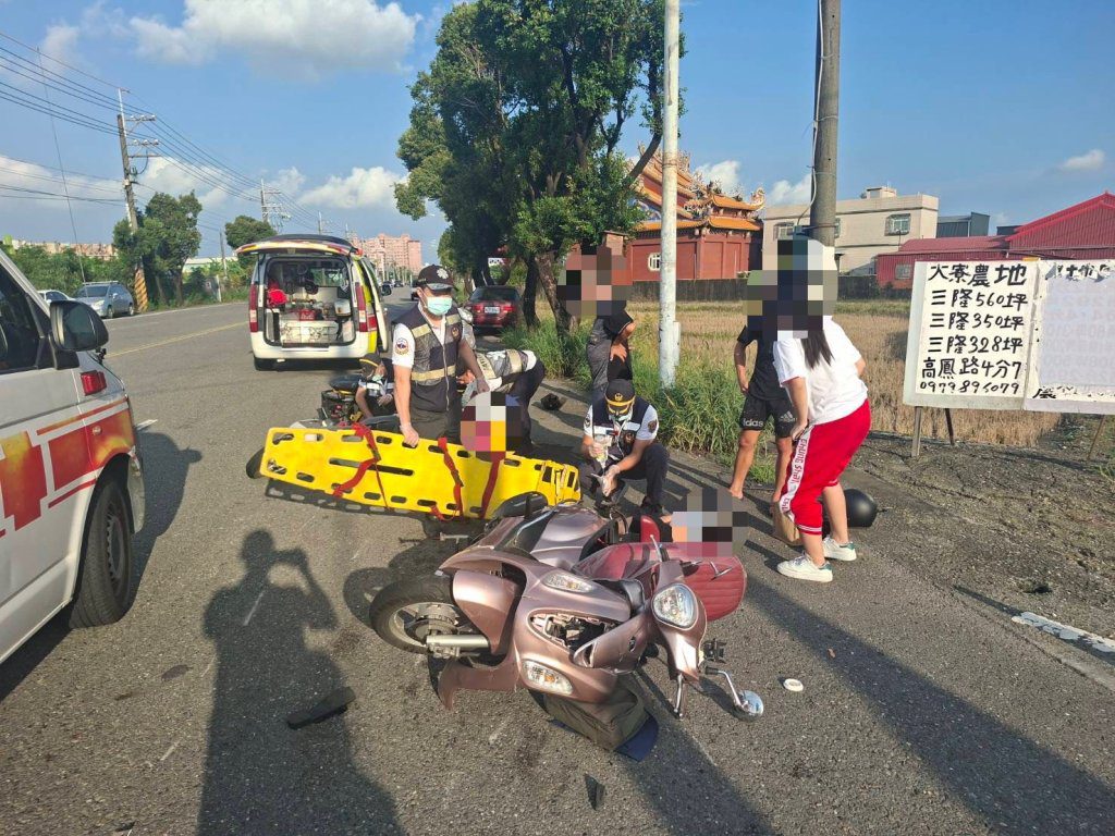 快訊／高雄大寮嚴重事故！婦人倒地「當場OHCA」
