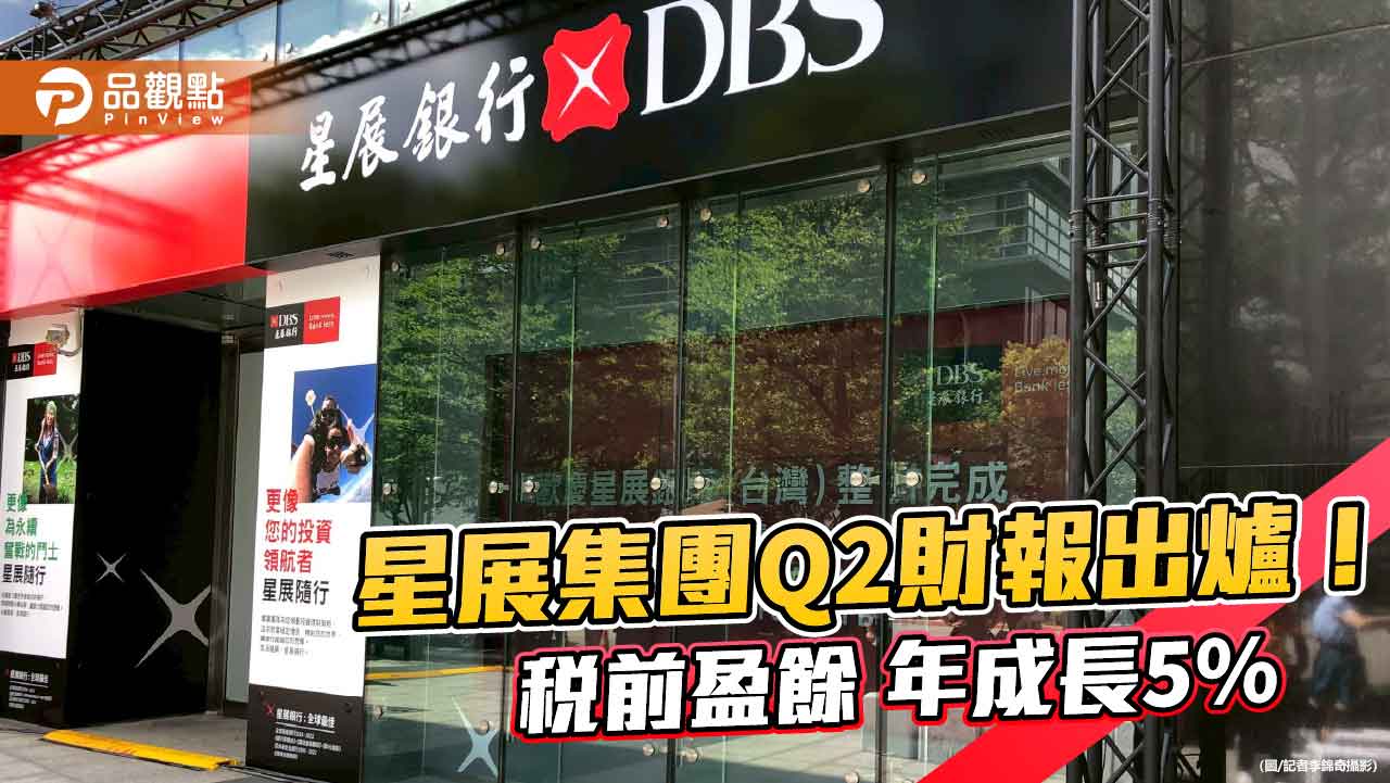 星展集團上半年收入和獲利雙創新高 股東權益報酬率17%! 星展集團上半年收入和獲利雙創新高 股東權益報酬率17%!