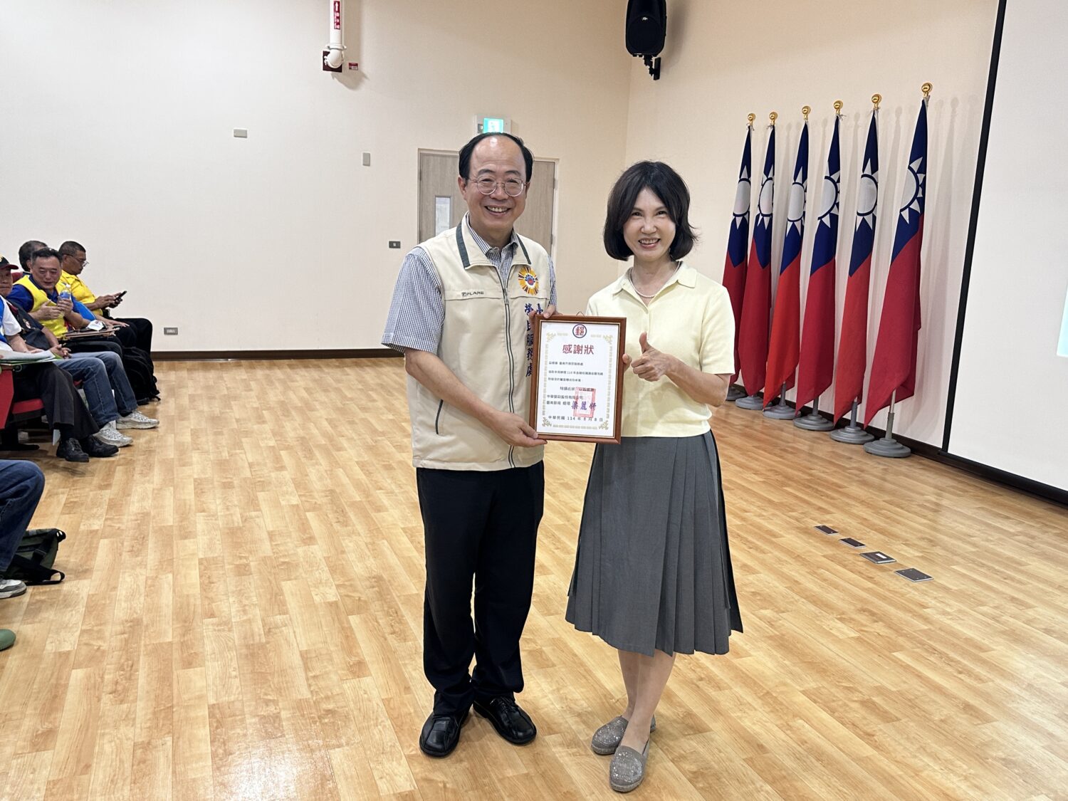 臺南郵局攜手榮服處舉辦金融防詐講座 臺南郵局攜手榮服處舉辦金融防詐講座