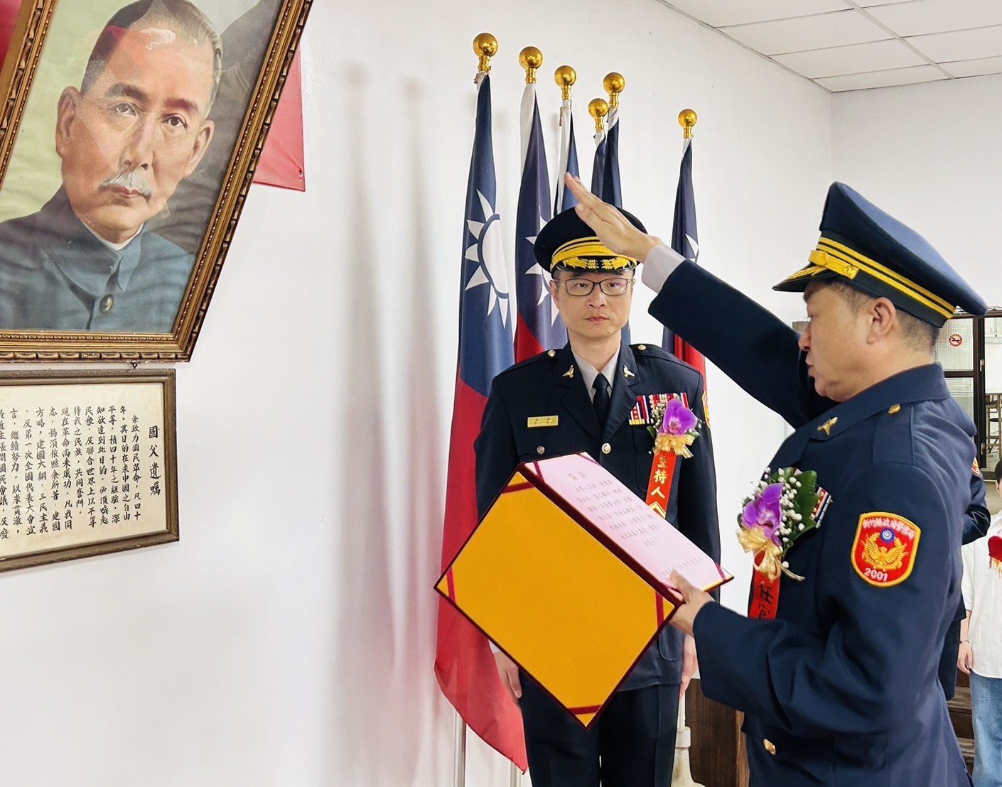 竹縣警職異動 新任主任秘書、竹北及竹東分局長走馬上任 竹縣警職異動 新任主任秘書、竹北及竹東分局長走馬上任