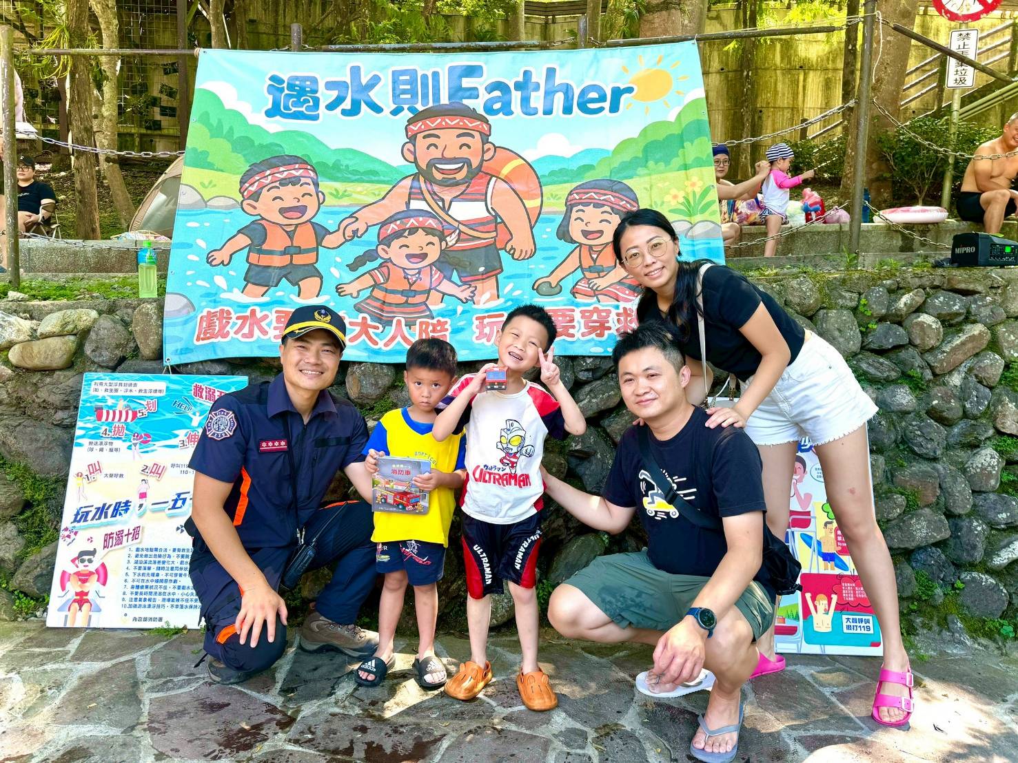 暑假戲水高峰 桃消復興分隊舉辦防溺宣導提升安全意識