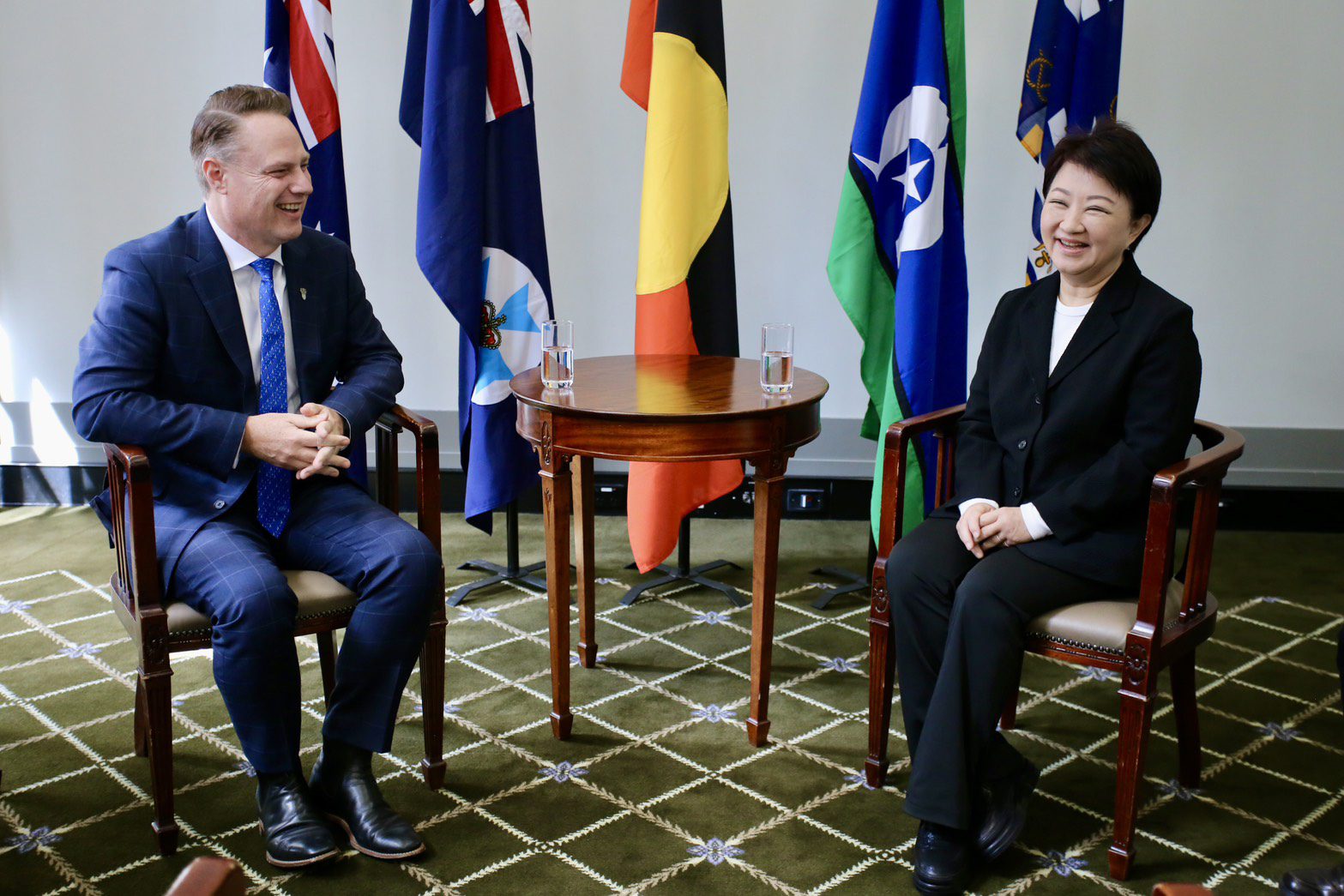 盧秀燕大推台中城市特色　布里斯本市長笑稱台中抓住他的心