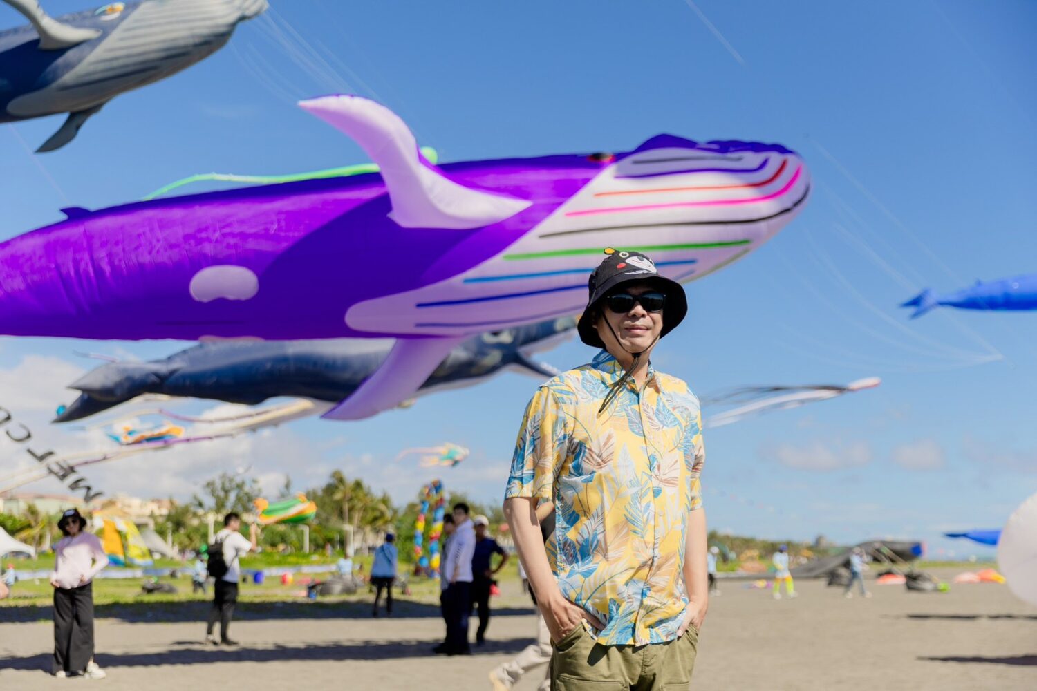 「2025旗津風箏節暨氣墊水樂園」清涼開幕 陳其邁大推在地美景美食 邀民眾暢遊旗津