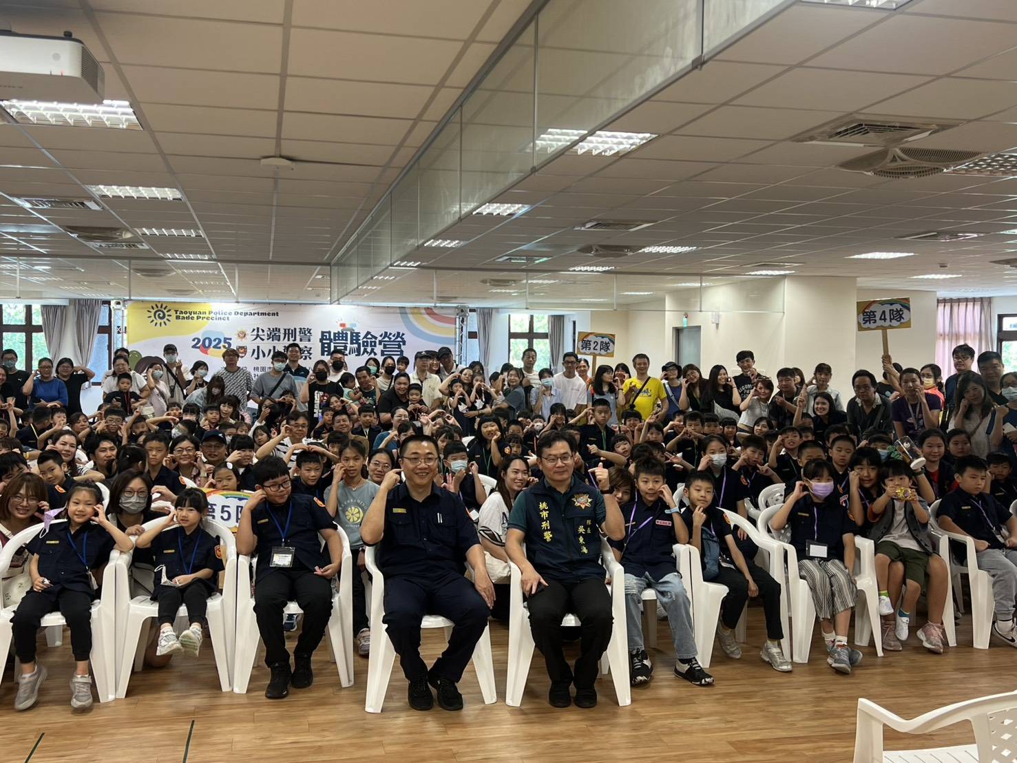 八德警暑假營隊獲好評 學童化身小小波麗士