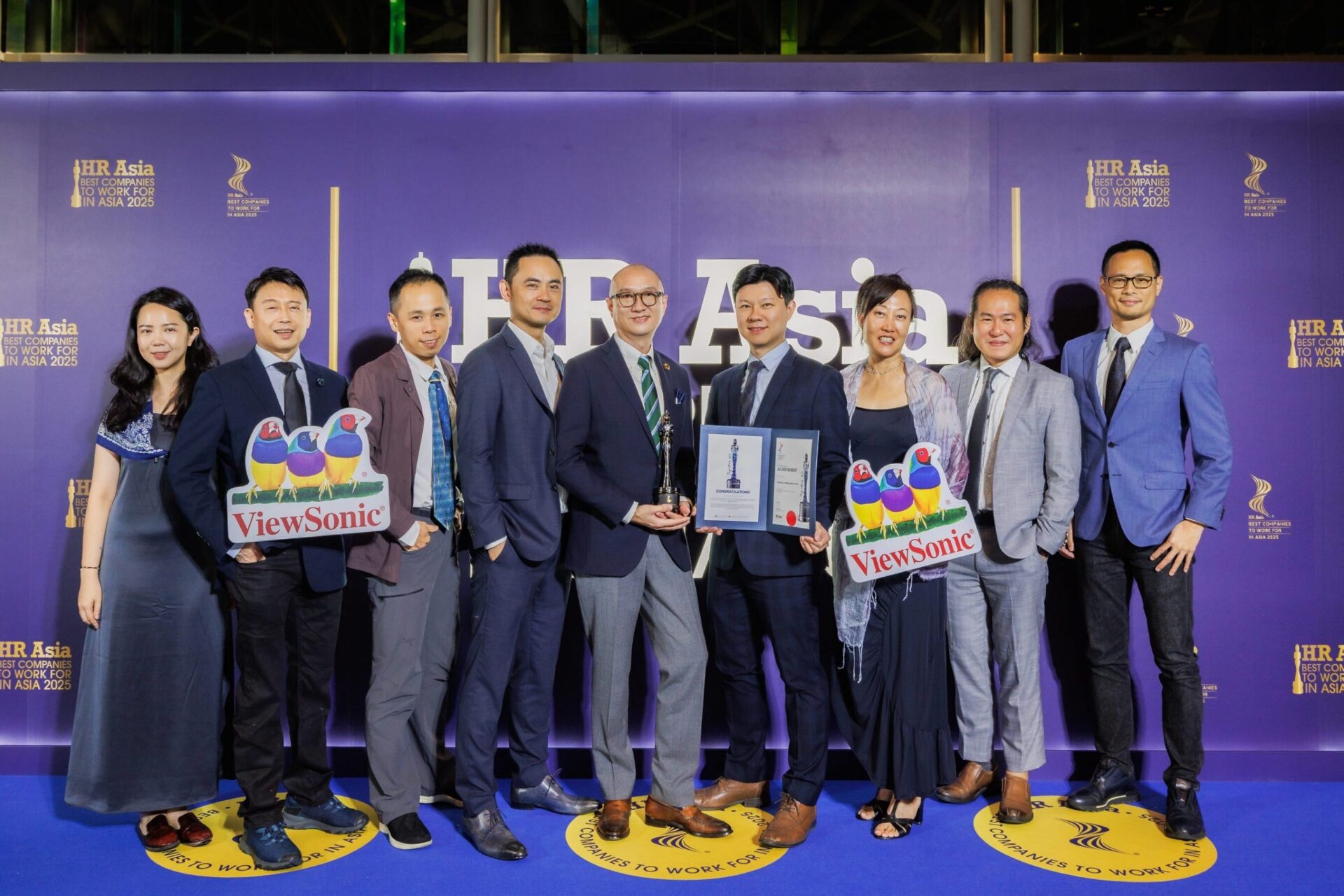 ViewSonic蟬聯亞洲最佳雇主　人才策略再獲國際肯定
