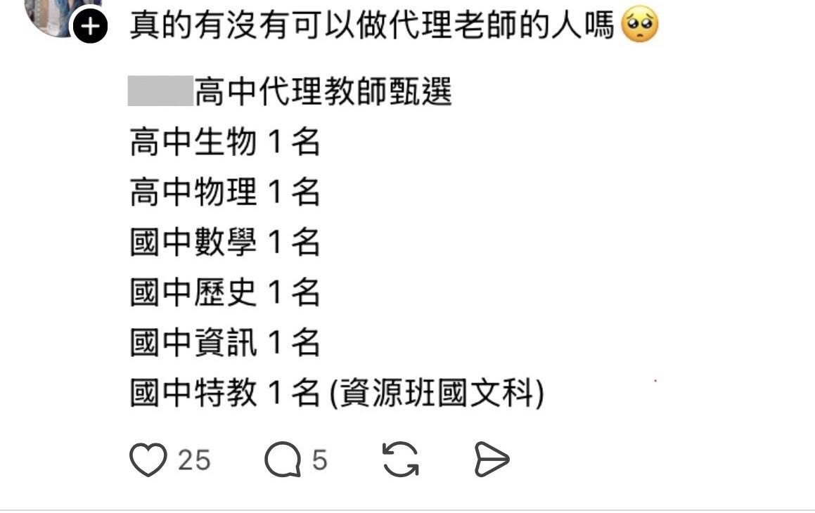 代理教師荒全國延燒!振聲校長宋慶瑋盼放寬代理教師取得教師證 代理教師荒全國延燒!振聲校長宋慶瑋盼放寬代理教師取得教師證