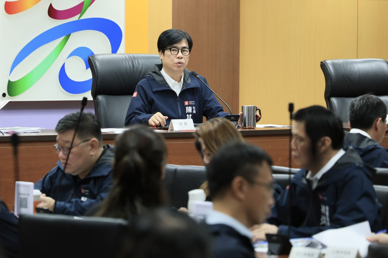 楊柳颱風逼近 陳其邁:加強整備 請市民做好防颱準備 楊柳颱風逼近 陳其邁:加強整備 請市民做好防颱準備