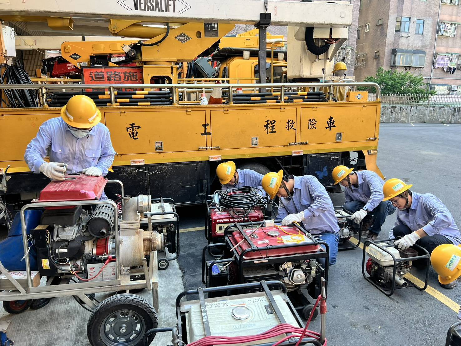 楊柳颱風逼近 台電桃園區處超前部署召開預備會議